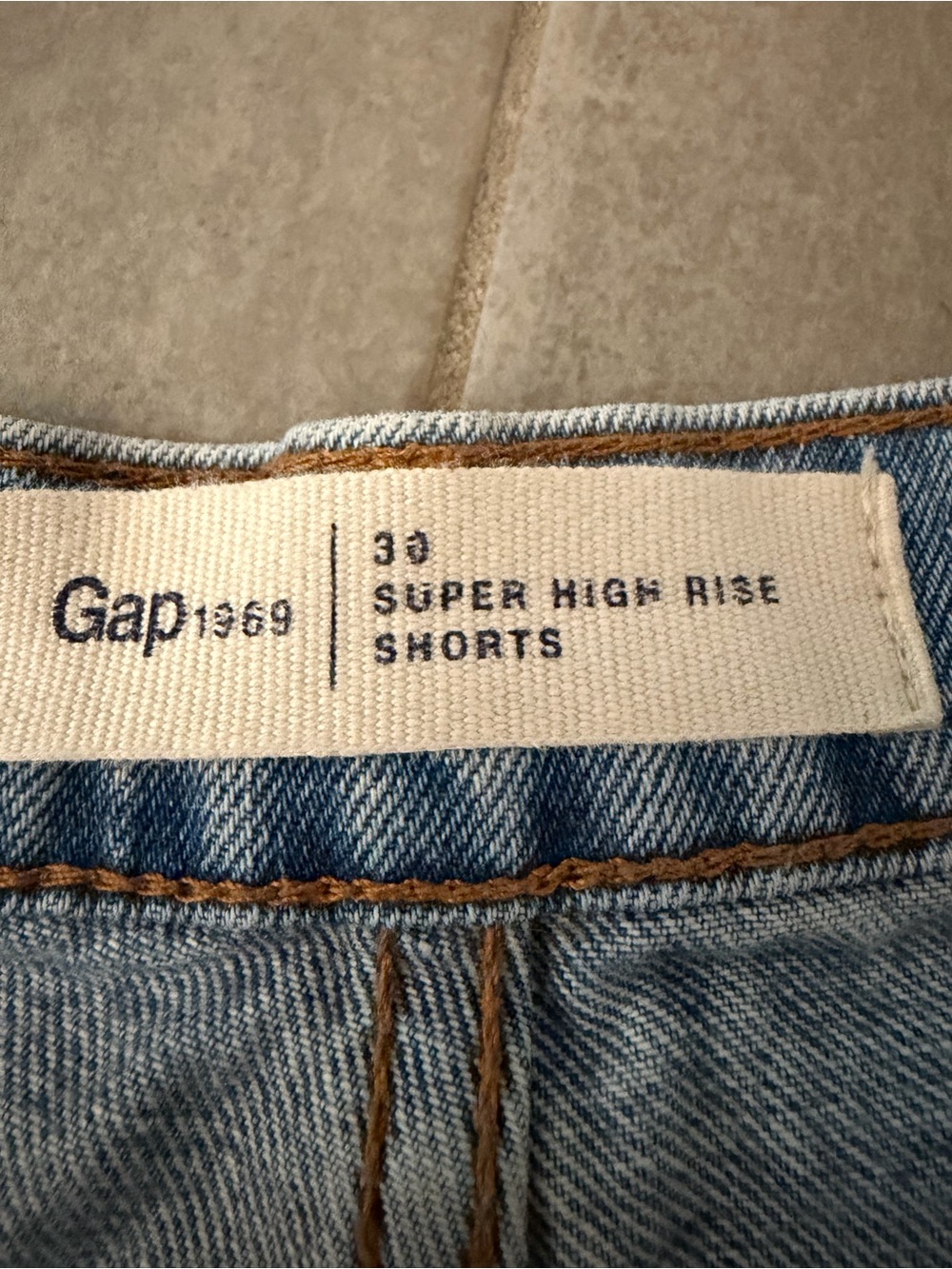 GAP Light Blue Cutoff Denim Shorts - Picture 5 of 7
